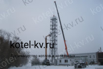 Монтаж дымовой трубы