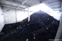 Закрытый угольный склад твердотопливной модульной котельной 500 кВт